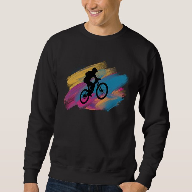 Bicycle Tricks Biker Stunt Racing Bike Rider Sweatshirt (Vorderseite)