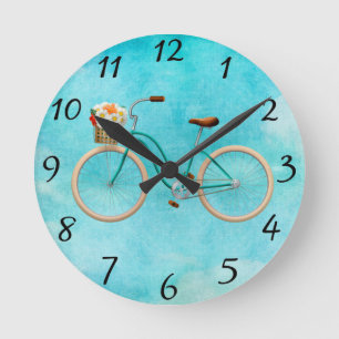 Bicycle Wall Clock Runde Wanduhr