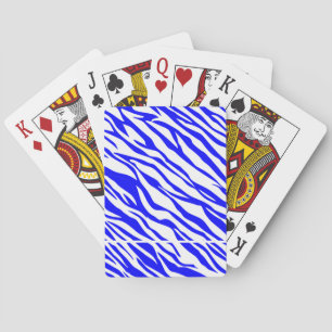 Bicycle x Katzglatt Blau/Weiß, grenzenloses Deck Spielkarten