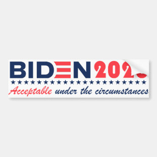 Biden20-unter den Umständen akzeptabel Aufkleber Autoaufkleber