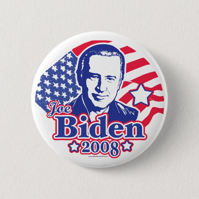 Biden 2008 Knopf Button (Vorderseite)