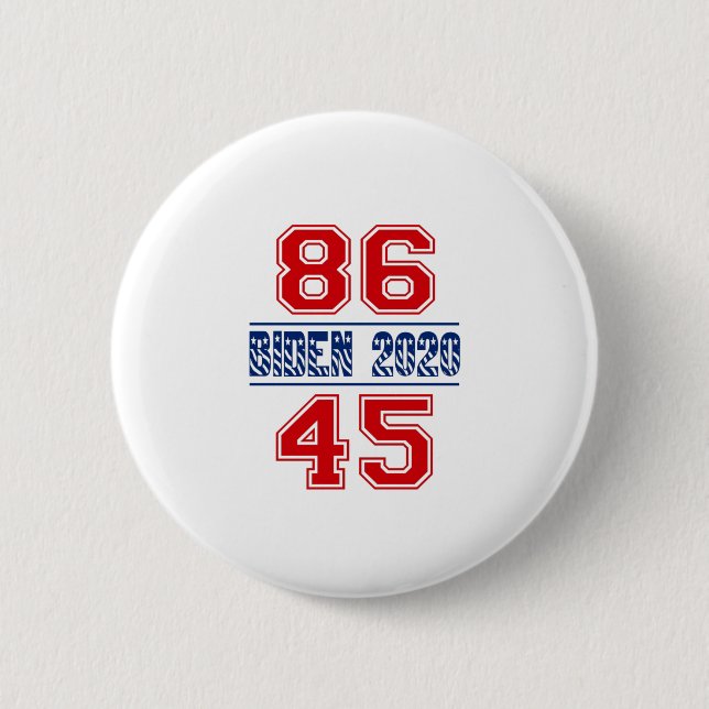 Biden 2020 - 86 45 button (Vorderseite)