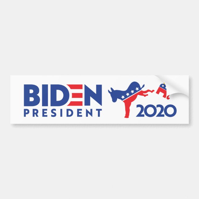 Biden 2020 autoaufkleber (Vorne)