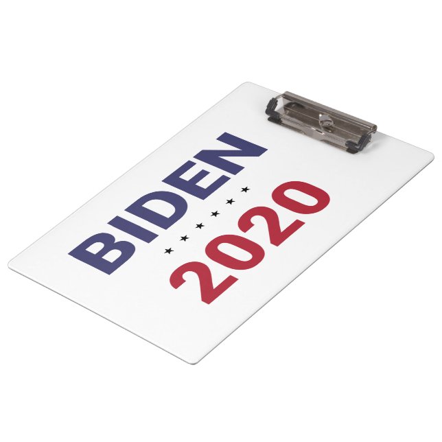 Biden 2020 klemmbrett (Schrägansicht)