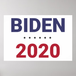 Biden 2020 (Präsidentschaftswahl der USA) Poster