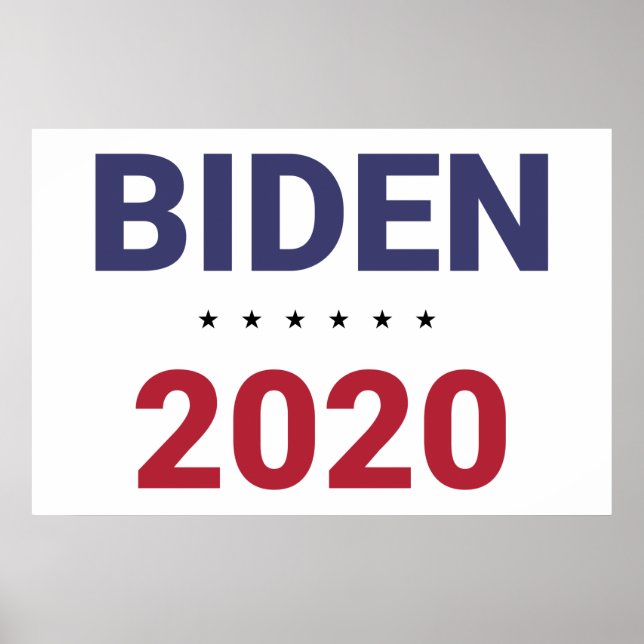 Biden 2020 (Präsidentschaftswahl der USA) Poster (Vorne)