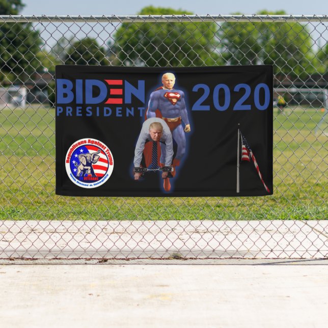 Biden 2020 Republikaner gegen Trump Banner (Insitu)