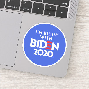 BIDEN 2020 - Ridin mit Biden Aufkleber