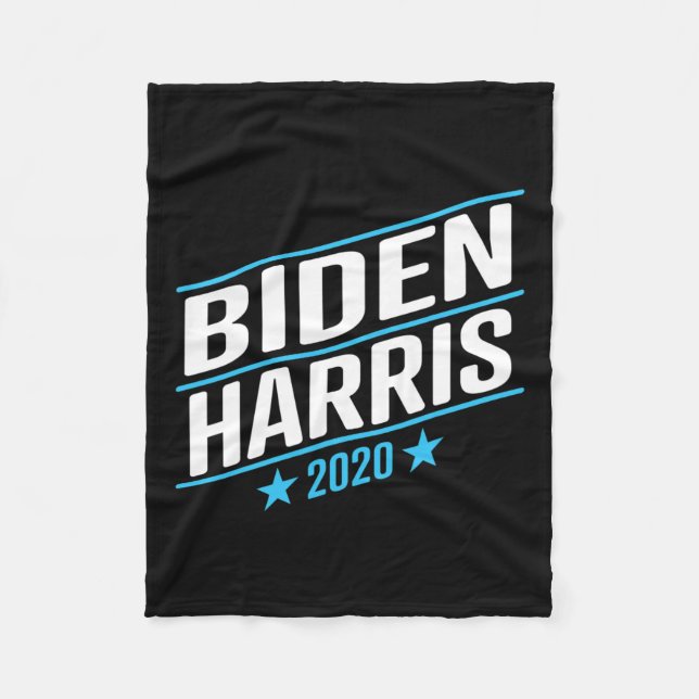 Biden 2020 und Kamala Harris auf dem Einzel-Ticket Fleecedecke (Vorderseite)