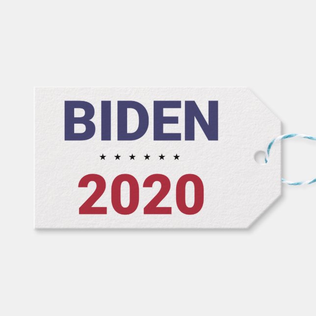 Biden 2020 (US-Wahl) Geschenkanhänger (Vorderseite (Horizontal))