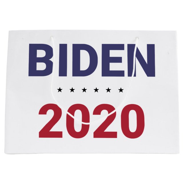 Biden 2020 (US-Wahl) Große Geschenktüte (Vorderseite)