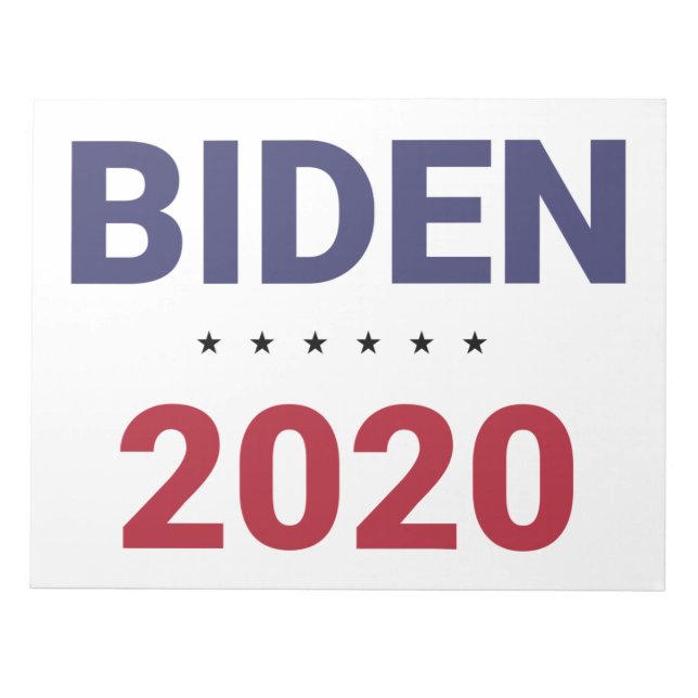 Biden 2020 (US-Wahl) Notizblock (Vorderseite)