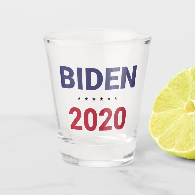Biden 2020 (US-Wahl) Schnapsglas (Vorderseite)
