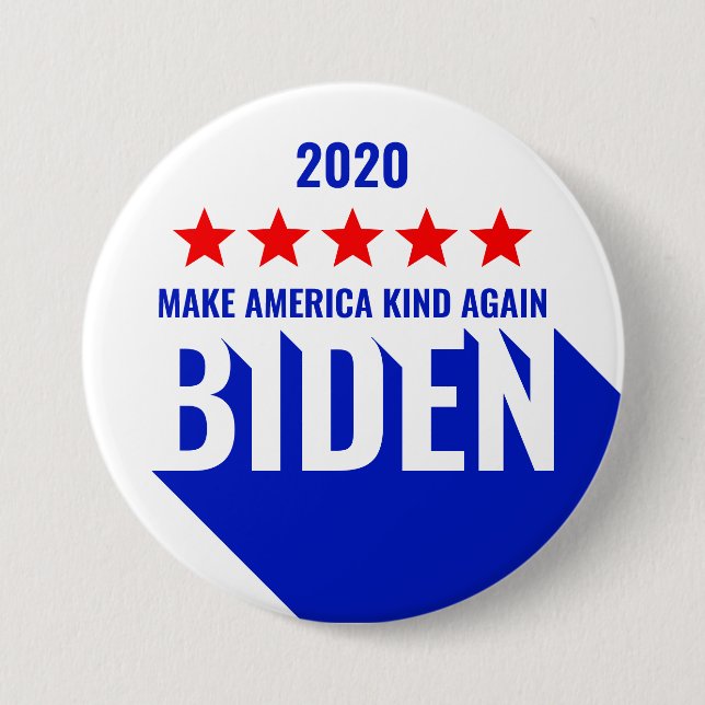 Biden 2020 Wahlen machen Amerika wieder gesund Button (Vorderseite)