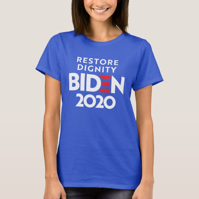 BIDEN 2020 - Wiederherstellung der Würde T-Shirt (Vorderseite)