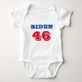 Biden 46 Kollegiatstil Baby Strampler