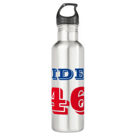 Biden 46 Kollegiatstil Edelstahlflasche