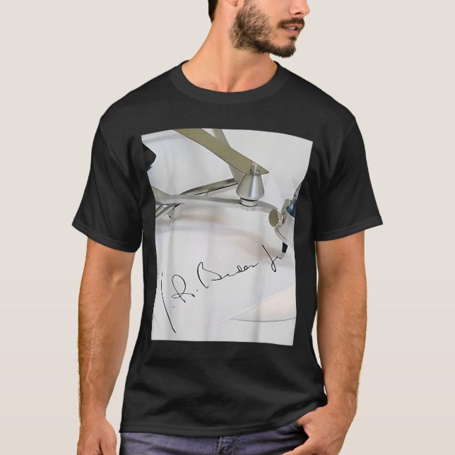 Biden Autopen Unterschrift Lustig  T-Shirt (Vorderseite)