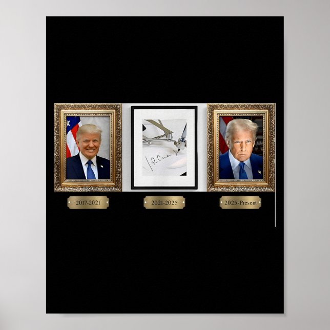 Biden Autopen-Unterschrift Poster (Vorne)