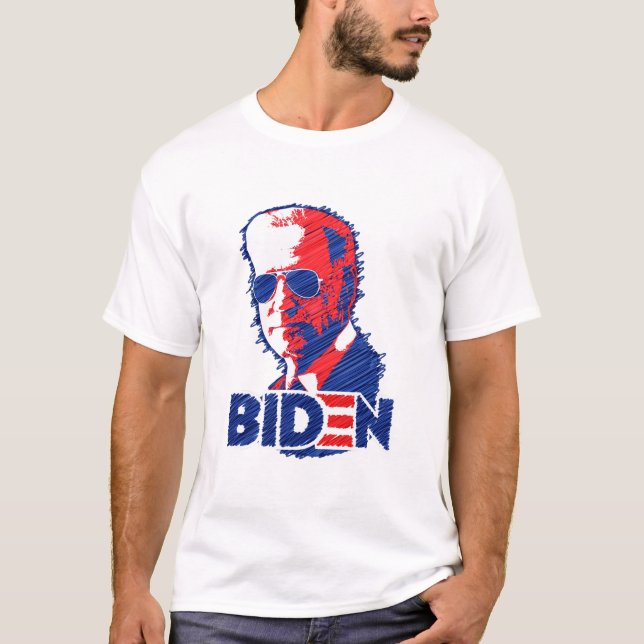 Biden Aviator Sonnenbrille Joe Biden 2020 T-Shirt (Vorderseite)