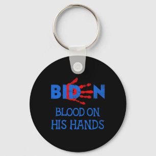 Biden Blood an den Händen - Trump zurück in den Bi Schlüsselanhänger