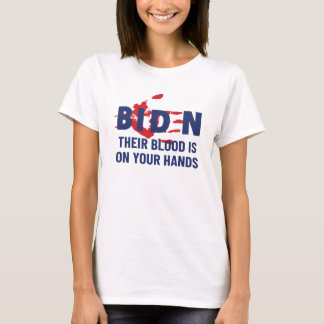 Biden blutig gibt ihr Blut in die Hände T-Shirt