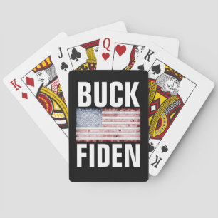 BIDEN BUCK FIDEN FUNNY PLAYCARDS SPIELKARTEN