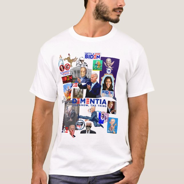 Biden Collage T-Shirt (Vorderseite)