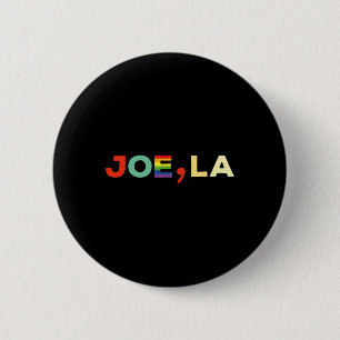 Biden Comma La Kamala Harris Funny Gay Pride Rainb Button