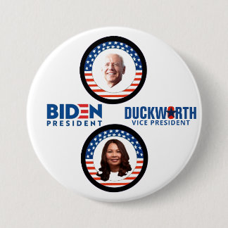 Biden/Duckworth 2020 Button
