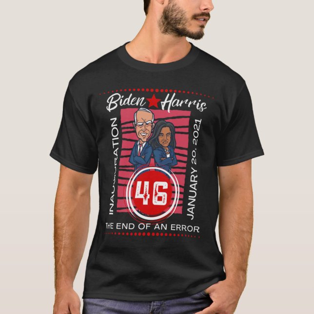 Biden-Einweihung das Ende eines Error-Cartoon T-Shirt (Vorderseite)