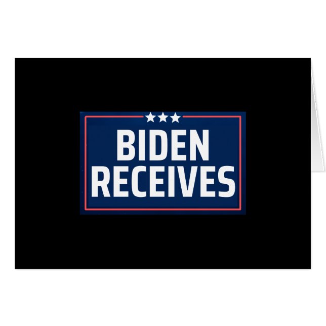 Biden erhält (Vorderseite (Horizontal))