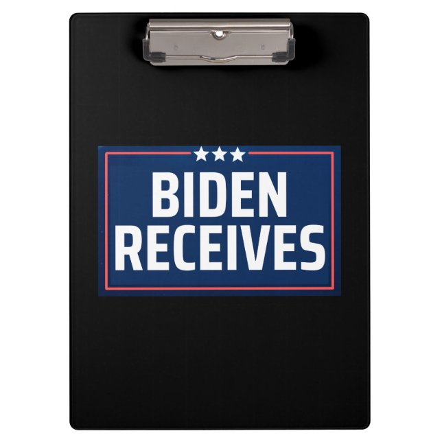 Biden erhält klemmbrett (Vorderseite)