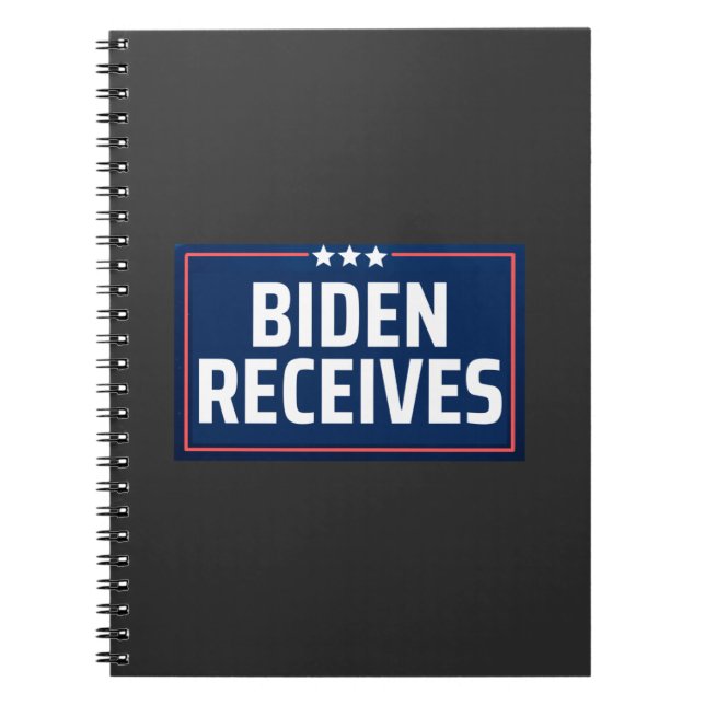 Biden erhält notizblock (Vorderseite)