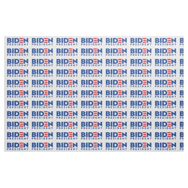 Biden for President Blue Mini Text , ZSSG Fabric Stoff (Fat Quarter (45,7 x 55,9 cm))