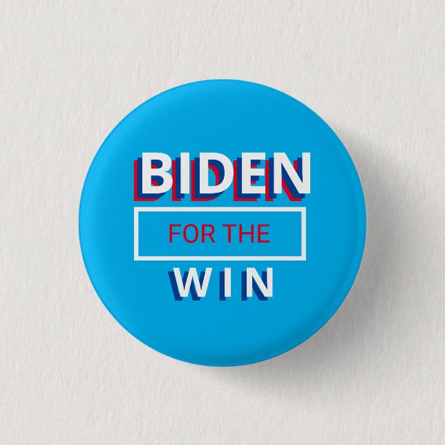 Biden for Win - Light Blue Button (Vorderseite)