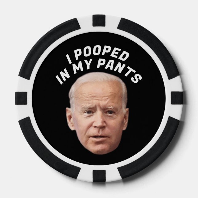 BIDEN FUNNY KACK Poker Chip (Vorderseite)