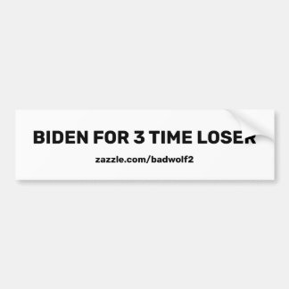 Biden für das 3-mal-Loser-Autoaufkleber Autoaufkleber