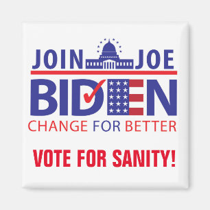 BIDEN FÜR PRÄSIDENT! MAGNET