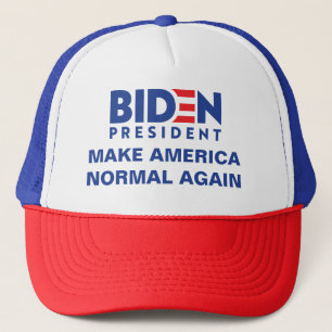 Biden für Präsident Make America wieder normal Truckerkappe