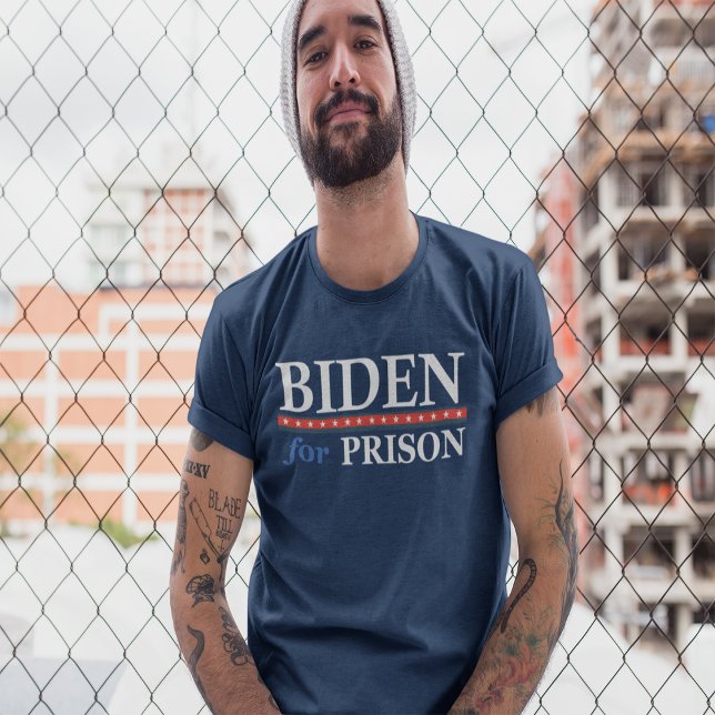 BIDEN FÜR PRISON | Anti Joe Biden T - Shirt (Von Creator hochgeladen)
