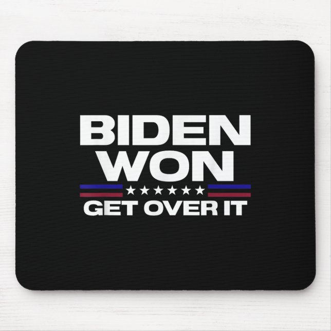 Biden gewinnt es mit Patriotic Pro Joe Anti Mousepad (Vorne)