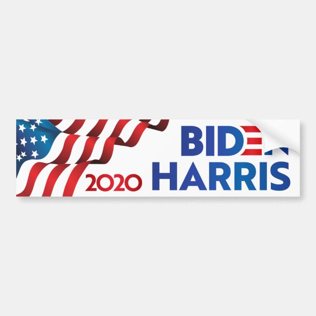 Biden Harris 2020 Autoaufkleber (Vorne)