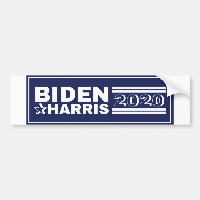 Biden Harris 2020 Autoaufkleber (Vorne)