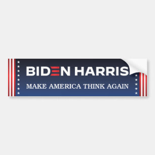 Biden Harris 2020 bringt Amerika wieder zum Nachde Autoaufkleber