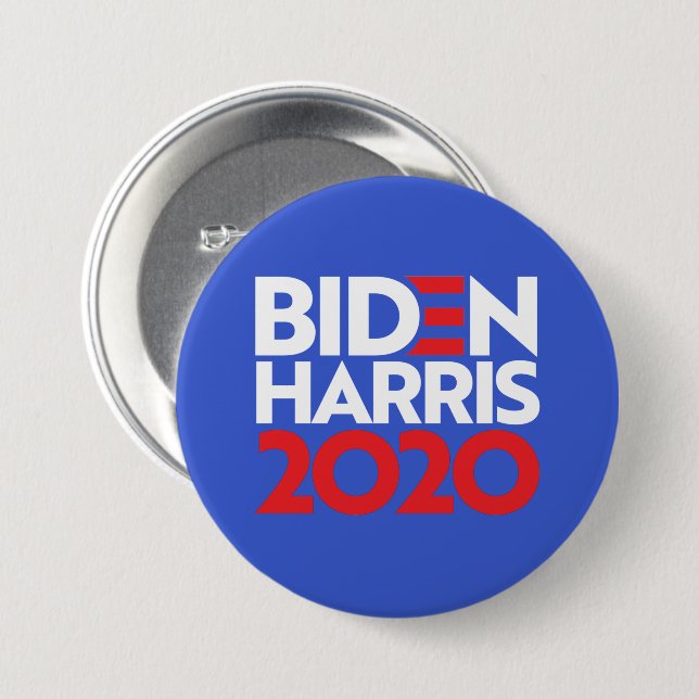 BIDEN HARRIS 2020 BUTTON (Vorne & Hinten)