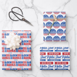 Biden/Harris 2020 Bye Don Patterns Geschenkpapier Set