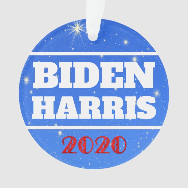 Biden Harris 2020 Christmas Keepake Ornament (Vorderseite)