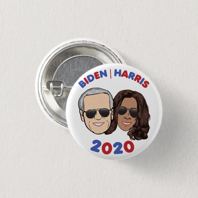 Biden Harris 2020 Dream Team Election (Button zurü Button (Vorne & Hinten)