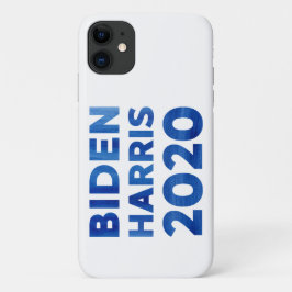Biden Harris 2020 fett blauer Aquarelltext Case-Mate iPhone Hülle